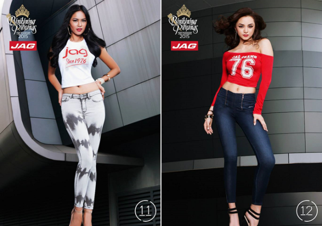 Janicel and Kylie show off their Jag get-ups. Click on the image to see the rest.