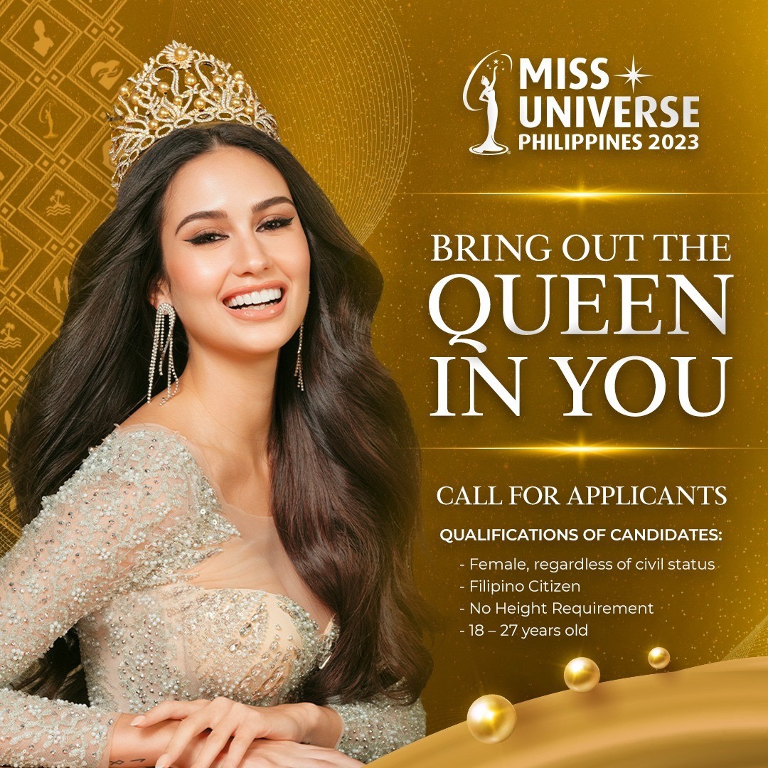 Miss Universe Philippines 2023 Call for Applicants